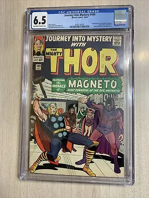 Buy Journey Into Mystery Thor 109 Cgc 6.5 Nicer Than Other New Case Kirby'64 Magneto • 339£