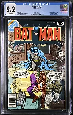 Buy BATMAN #313 (1979) CGC 9.2 WHITE -  1st Tim Fox, Two Face Cover • 110.68£