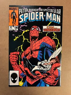Buy The Spectacular Spider-Man #106 - Sep 1985 - Vol.1 - Direct Edition - (1018A) • 4.10£