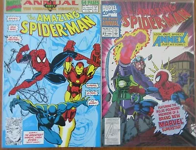 Buy The Amazing Spider-Man Annual #25 #27 ( Poly Sealed ) 1991/93 1st Annex Comics • 11.83£