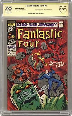 Buy Fantastic Four Annual #6 CBCS 7.0 SS Joe Sinnott 1968 19-205C52E-010 • 548.60£