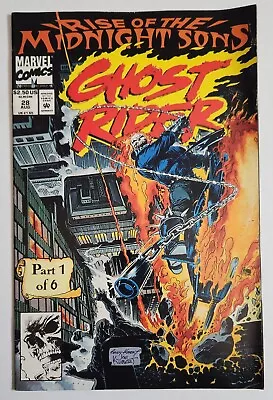 Buy Ghost Rider #28 VF 1st App Of Midnight Sons Marvel Comics 1992  • 6.37£