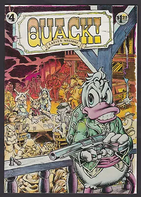 Buy QUACK Comic No. 4 1977 Only Print $1.25 Cover Star* Reach Leialoha/Sim Etc VF • 14.99£