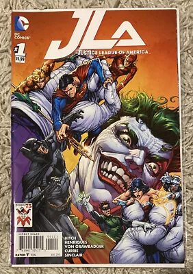 Buy Justice League Of America JLA #1 Joker 75th Anniversary Variant DC Comics 2015 • 4.49£