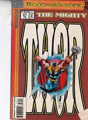 Buy Marvel Comics The Mighty Thor Vol. 1 #471 Feb 1994 Fast P&p Same Day Dispatch • 4.99£