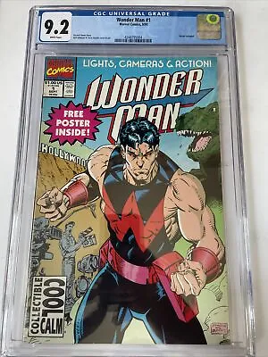 Buy Wonder Man #1 CGC 9.2 White Pages 1991 Marvel Comics • 74.95£