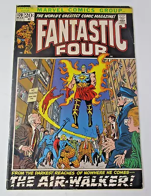 Buy Fantastic Four #120 1972 [G+] 1st Air-Walker Herald Of Galactus Marvel Bronze • 9.59£