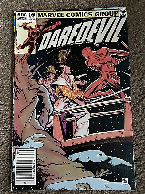 Buy Daredevil #198  (MARVEL 1983) NEWSSTAND- “Touch Of A Stranger “- Fine • 4.74£