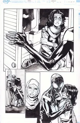 Buy Champions #10 P.13 - Ms. Marvel (Kamala Kahn) & Spider-Man Art By Humberto Ramos • 456.75£
