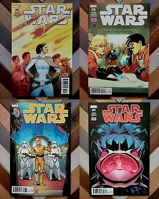 Buy STAR WARS #44-47 (Marvel 2018) HIGH GRADE! LEIA & C-3PO On MON CALA, Set Of 4 • 10.78£