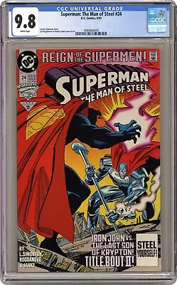 Buy Superman The Man Of Steel #24 CGC 9.8 1993 4060666004 • 70.78£