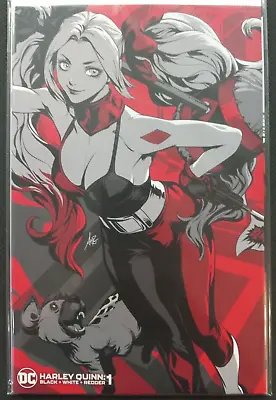 Buy Harley Quinn Black White Redder #1 B Artgerm Cover DC 2023 VF/NM Comics • 3.07£