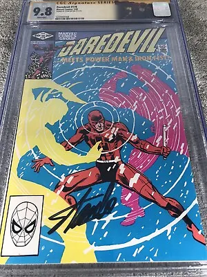Buy Daredevil 178 CGC SS 9.8 Stan Lee WP 1/1982 Iron Fist Luke Cage Custom Label • 1,025.35£