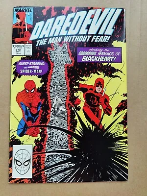 Buy Daredevil 270 VF Direct 1st Appearance Of Blackheart Spider-Man 1989 • 15.19£