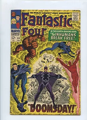 Buy Fantastic Four #59 1967 (FN/VF 7.0) • 59.30£