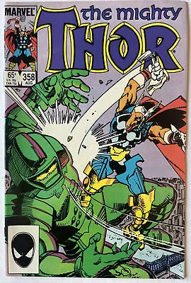 Buy Thor #358 • KEY Death Of Megatak! Beta Ray Bill Cover! (Marvel Comics 1985) • 3.19£