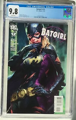 Buy Batgirl #12 CGC NM/M 9.8 White Pages Artgerm Cover! DC Comics 2010 Iconic • 139.41£