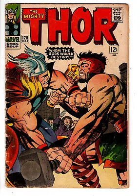 Buy Thor #126 (1966) - Grade 3.0 - Previously Journey Into Mystery - Hercules! • 63.07£