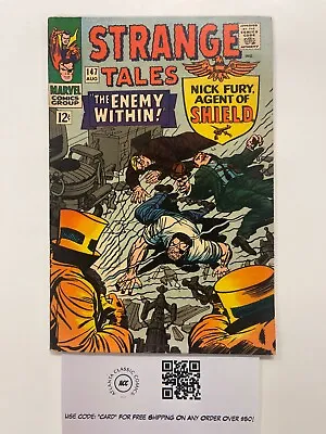 Buy Strange Tales # 147 VF Marvel Comics Agent Of Shield Avengers Nick Fury 6 J815 • 31.98£