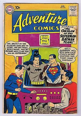 Buy Adventure Comics #275 GD 10¢ Cover Price Complete Stories DC 1960 Silver Age • 22.78£