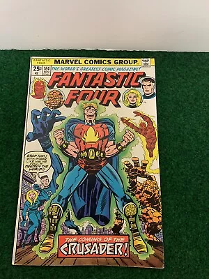 Buy Vintage Fantastic Four The Coming Of The Crusader Comic Book-# 164(1975) • 28.38£