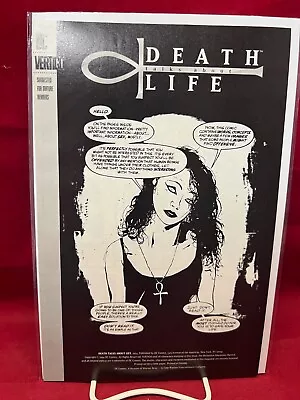 Buy Death Talks About Life #1 1994 Sandman Vertigo DC Comics NM First Printing Promo • 3.16£