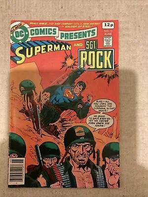 Buy DC COMICS PRESENTS # 10 (Superman & Sgt. Rock, JUNE 1979) • 5£