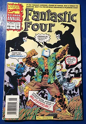 Buy Fantastic Four Annual #26 • KEY 1st Appearance Of Wildstreak! (Marvel 1993) • 2.77£