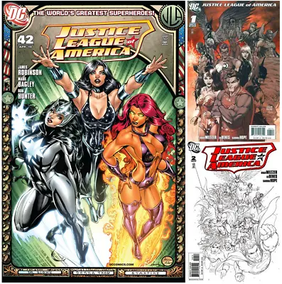 Buy Justice League America U PICK Comic 0 1 2-58 59 60 6 Hughes 7 10 42 Variant 2006 • 2.75£