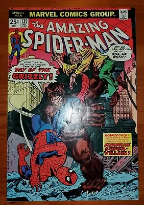Buy Amazing Spider-Man #139 | 1st App Grizzly  1974 🔑🔥 • 32.17£