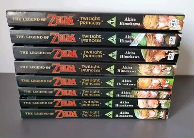 Buy The Legend Of Zelda Twilight Princess Manga 1-8 English Viz Set • 54.99£