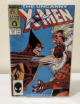 Buy Uncanny X-Men #222  (1987)  Sabretooth Vs Wolverine - Signed By Chris Claremont • 44.24£