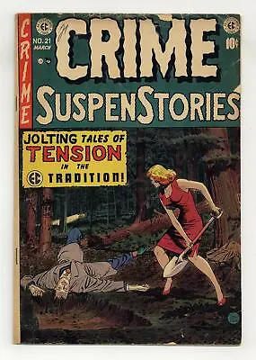 Buy Crime Suspenstories #21 GD 2.0 1954 • 193.24£