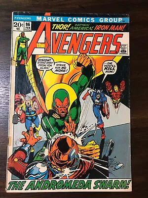 Buy The Avengers #96 Marvel Comics 1971 Bronze Age - Stan Lee & Neal Adams • 12.05£