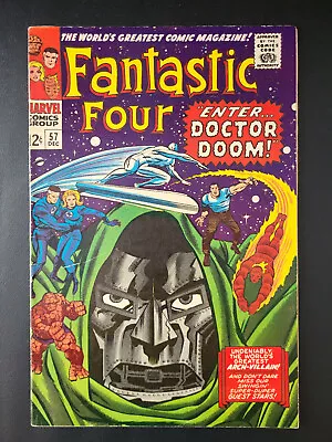 Buy Fantastic Four 57 Doctor Doom Cover CF Detached 1966 Marvel Jack Kirby Cover • 48.66£