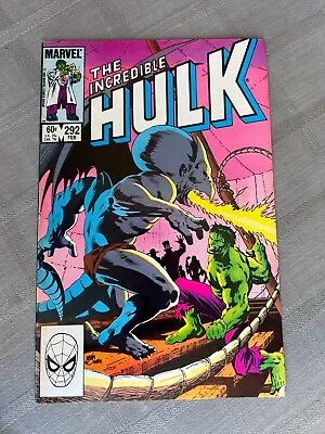 Buy The Incredible Hulk Volume 1 No 292 Vo IN Very Good Condition/Very Fine • 10.19£
