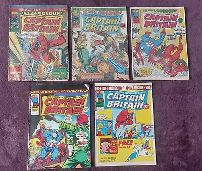 Buy Captain Britain Comic #8 1976 1st Appearance Betsy Braddock Plus Extra Issues  • 150£