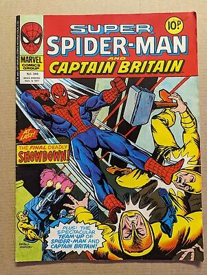 Buy Super Spider-Man And Captain Britain No 248, November 9th 1977, FREE UK POSTAGE • 6.99£