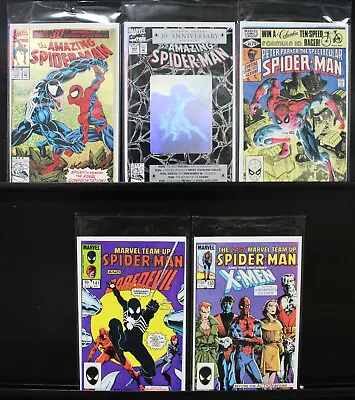 Buy SPIDER-MAN 5 PACK OF KEY ISSUES, #'s 365, 375, SPECTACULAR #60, MTU #141,#150 • 115.48£