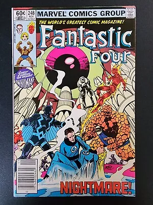 Buy Marvel Comics Fantastic Four #248 November 1982 1st App Kristoff Von Doom (b) • 4£