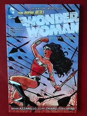 Buy Wonder Woman. Vol 1. Blood Brian Azzarello. Softback In Near Mint Condition • 6£