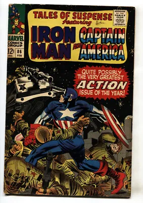 Buy TALES OF SUSPENSE #86--comic Book--1967--Iron Man--CAPTAIN AMERICA--Marvel • 26.13£