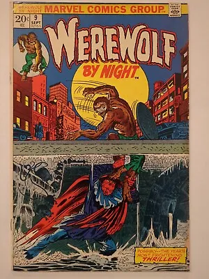 Buy Werewolf By Night #9, 1st App Tatterdemalion, Marvel Comics Group, Sept 1973 • 26.85£