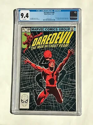 Buy Daredevil #188 CGC 9.4 1982 Marvel Comics 1st App Stone, Claw, Shaft • 71.95£