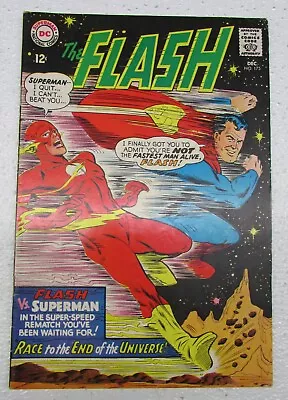 Buy Vintage DC The Flash Vol 1 # 175 1967 2nd Superman Vs The Flash Race Silver Age • 48.65£
