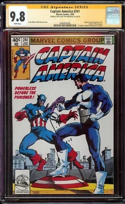 Buy Captain America # 241 CGC 9.8 White (Marvel, 1993) Reprint, Jon Bernthal Sig • 395.76£