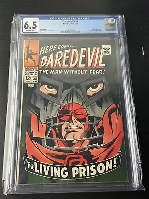 Buy DAREDEVIL #38 CGC 6.5 Fantastic Four Doctor Doom 1968 12c Vintage STAN LEE • 63.72£