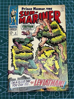 Buy Sub-Mariner #3 1968 Marvel Leviathan • 15£