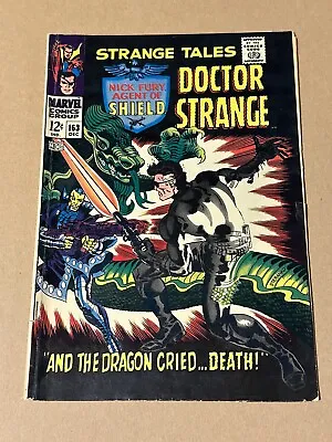 Buy Strange Tales # 163 -dr.strange/nick Fury-steranko-1st Clay Quartermain • 17.61£