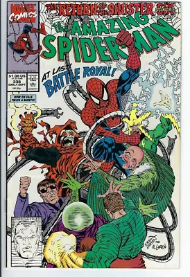 Buy The Amazing Spiderman #338 -  Return Of The Sinister Six (1990) • 3.49£